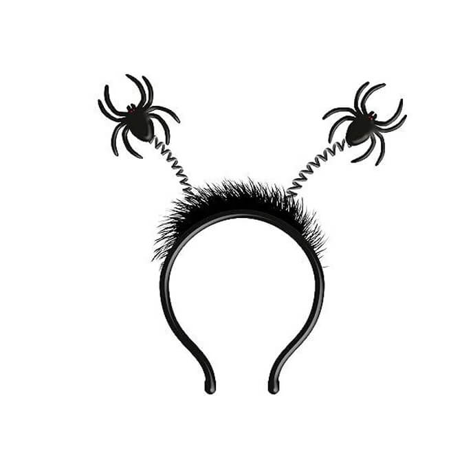 Halloweenská čelenka Pavouci
