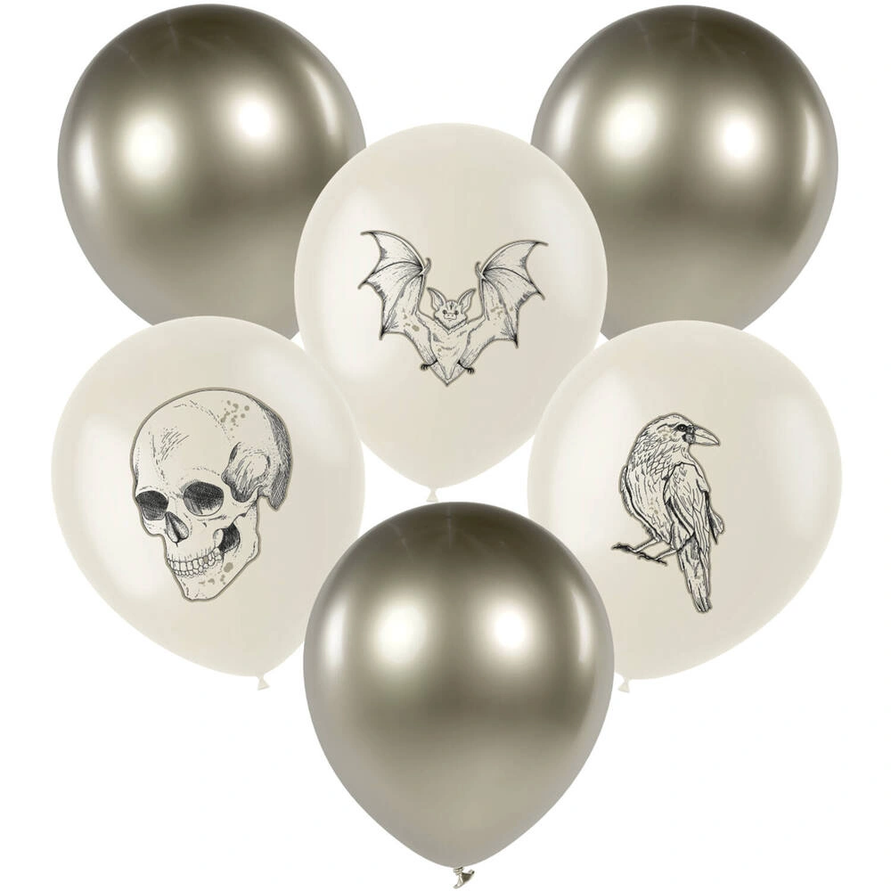 Latexové balonky Classy Halloween 6 ks