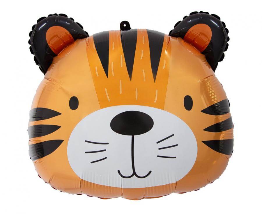 Fóliový balónek hlava tygra 41 cm