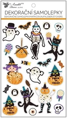 Dekorační samolepky Halloween - s leskem