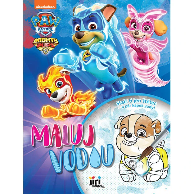 Maluj vodou - omalovánky Tlapková patrola ve Velkofilmu
