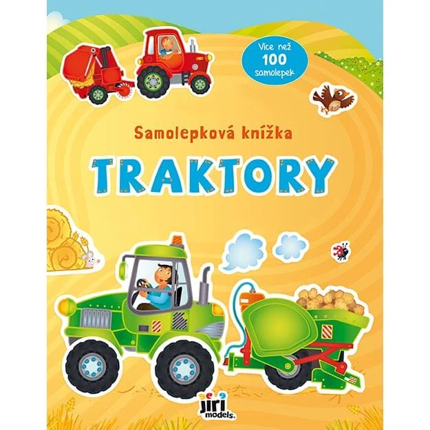 Samolepková knížka Traktory