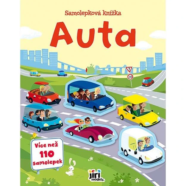 Samolepková knížka Auta