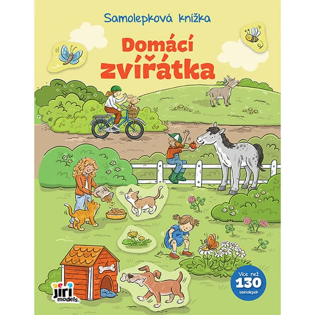 Samolepková knížka Pejsci a kočičky