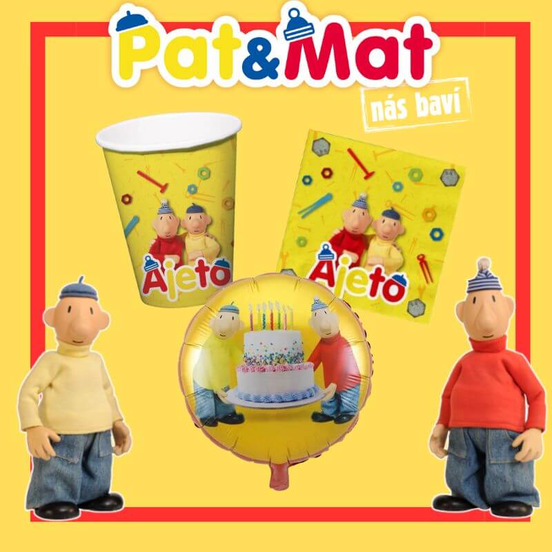 Dekorační sada Pat a Mat