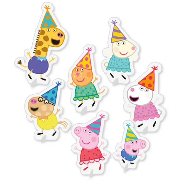 Dekorace na stůl Prasátko Peppa Party 7ks
