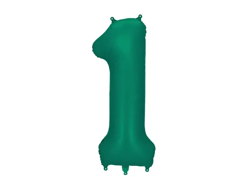 Foliová číslice - tmavě zelená 1 - 86 cm