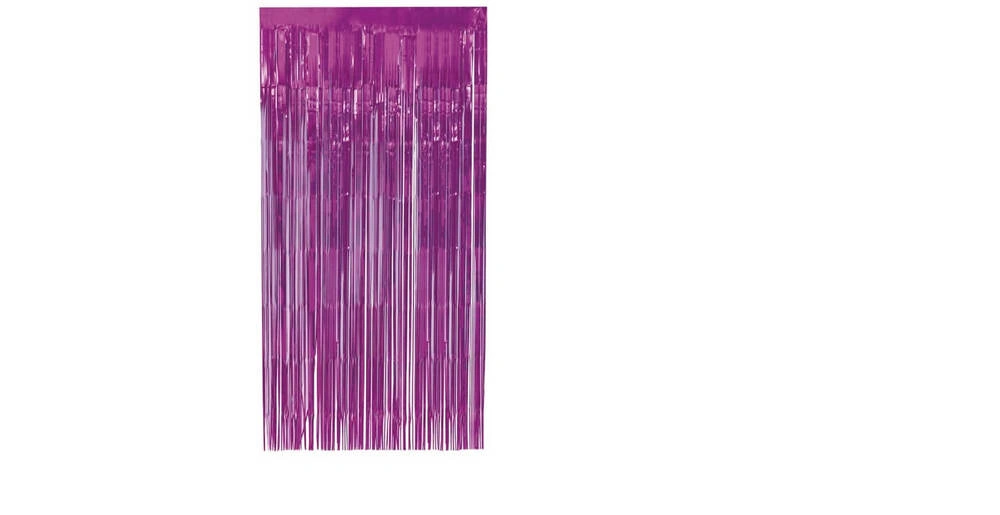 Tmavě růžový party závěs 100 x 200 cm