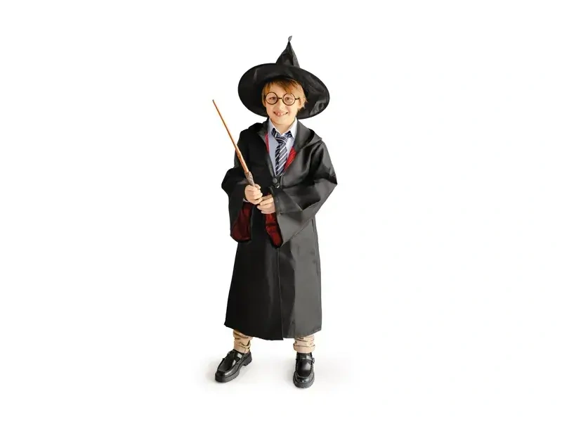 Dětský plášť kouzelníka s kapucí Harry Potter 140–158 cm