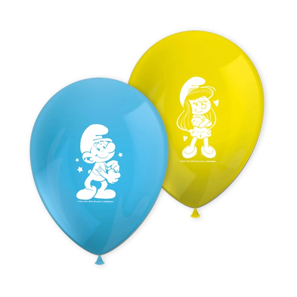 Latexové balonky Šmoulové 8 ks
