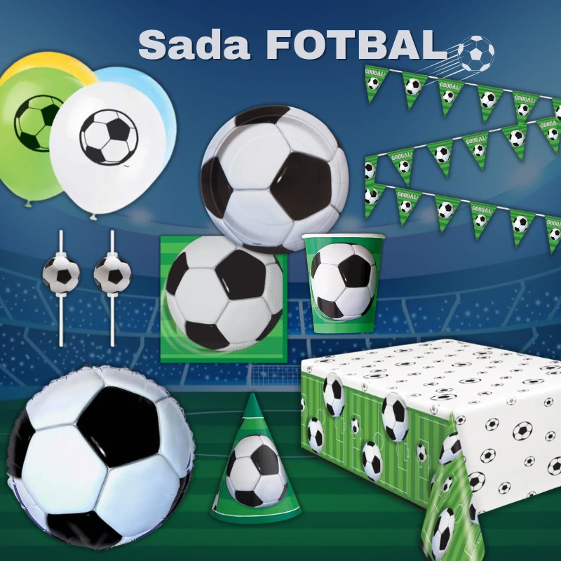 Dekorační sada 3D Fotbal