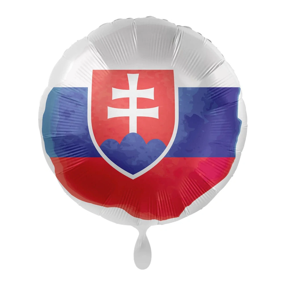 Fóliový balonek Slovenská vlajka 43 cm