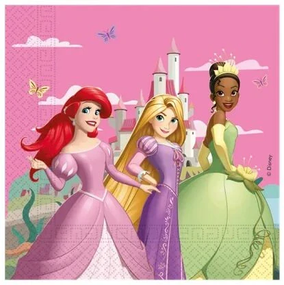 Papírové ubrousky Princezny Disney 20 ks