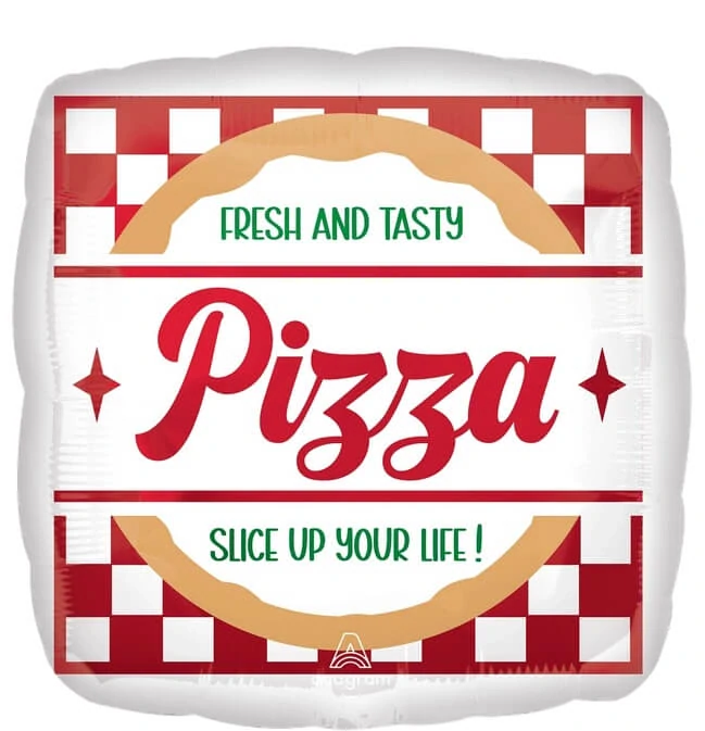 Foliový balonek pizza krabice 43 cm