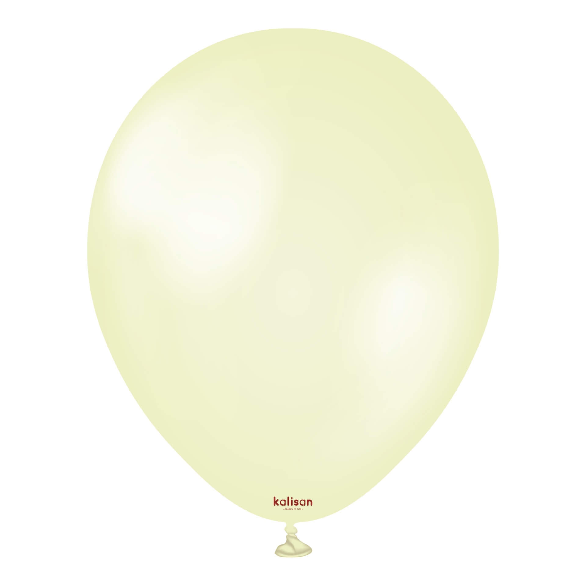 Dekorační perleťový balonek žlutý 30 cm/12"