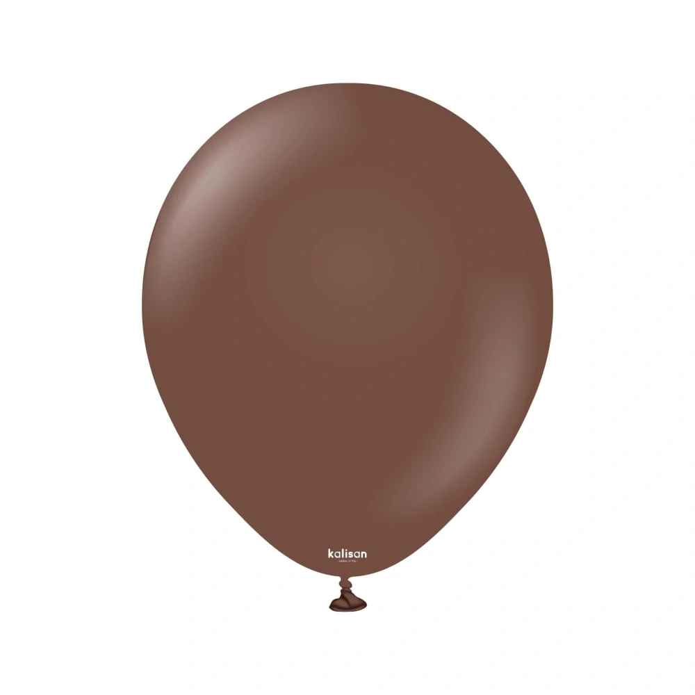Dekorační balonky čokoládově hnědé 13 cm/5" 100 ks