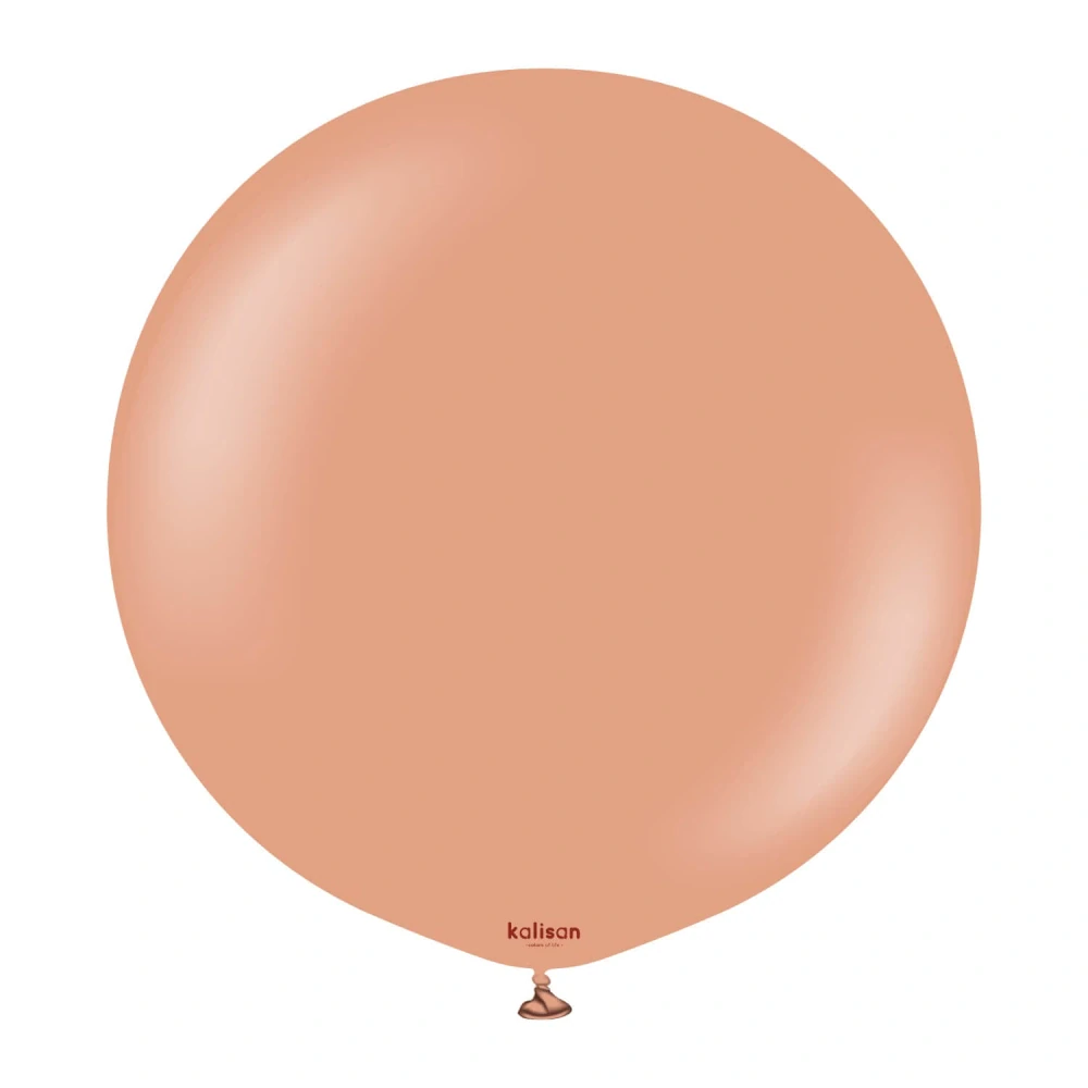 Dekorační balonek hnědo růžový 45 cm/18"