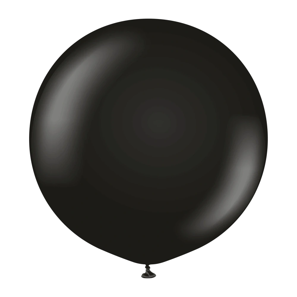 Dekorační balonek černý 60 cm/24"