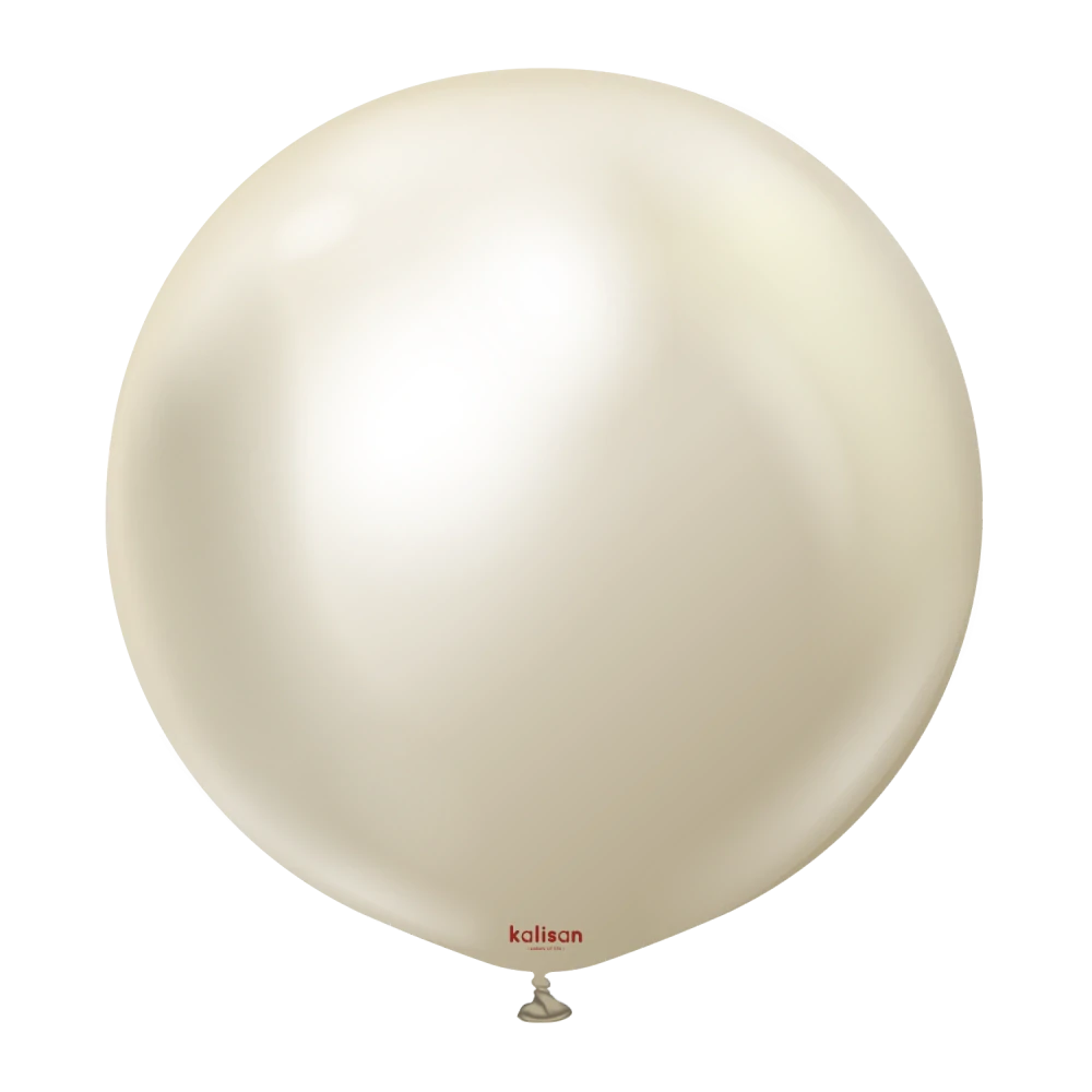 Dekorační balonek chromový bílé zlato 90 cm/36"