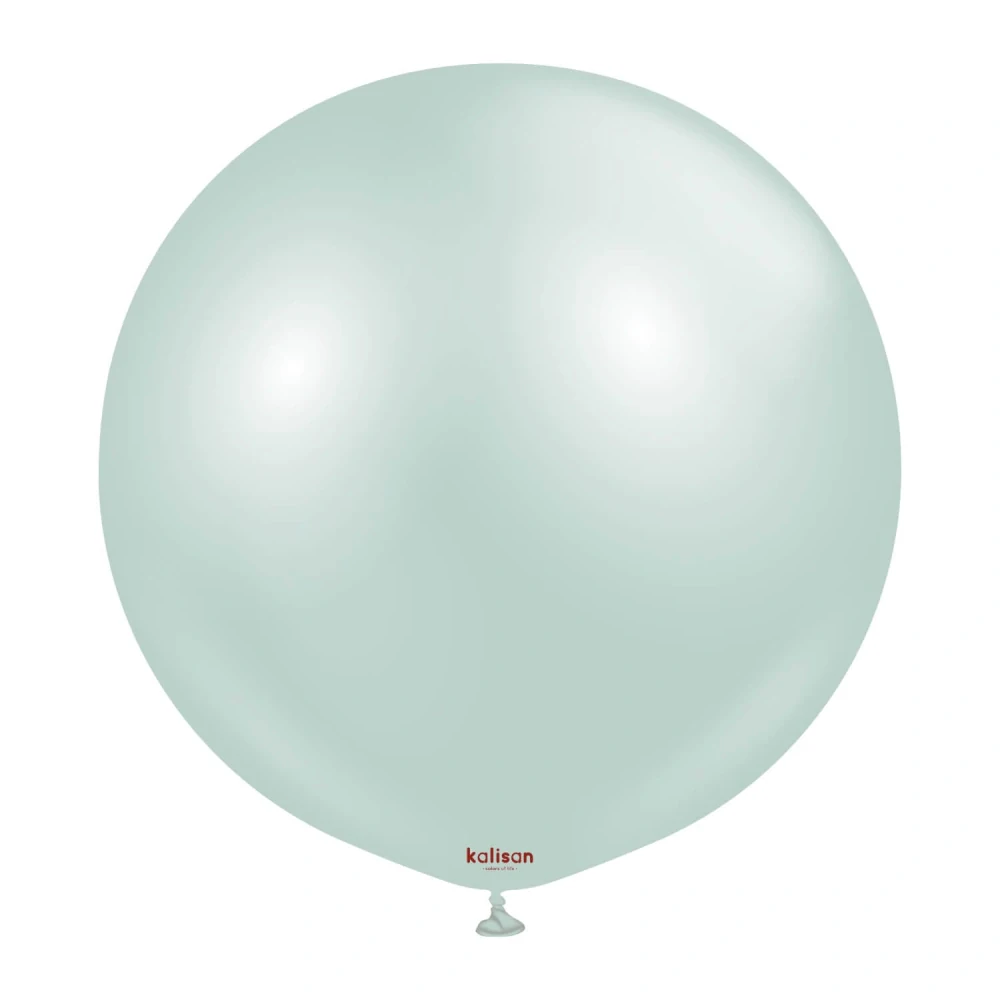 Dekorační balonek perleťově mentolový 90 cm/36"