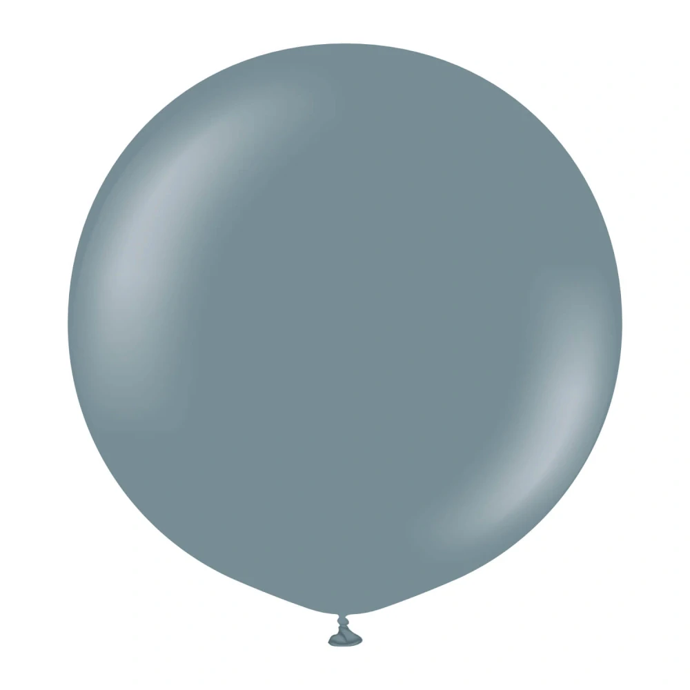 Dekorační retro balonek šedomodrý 90 cm/36"