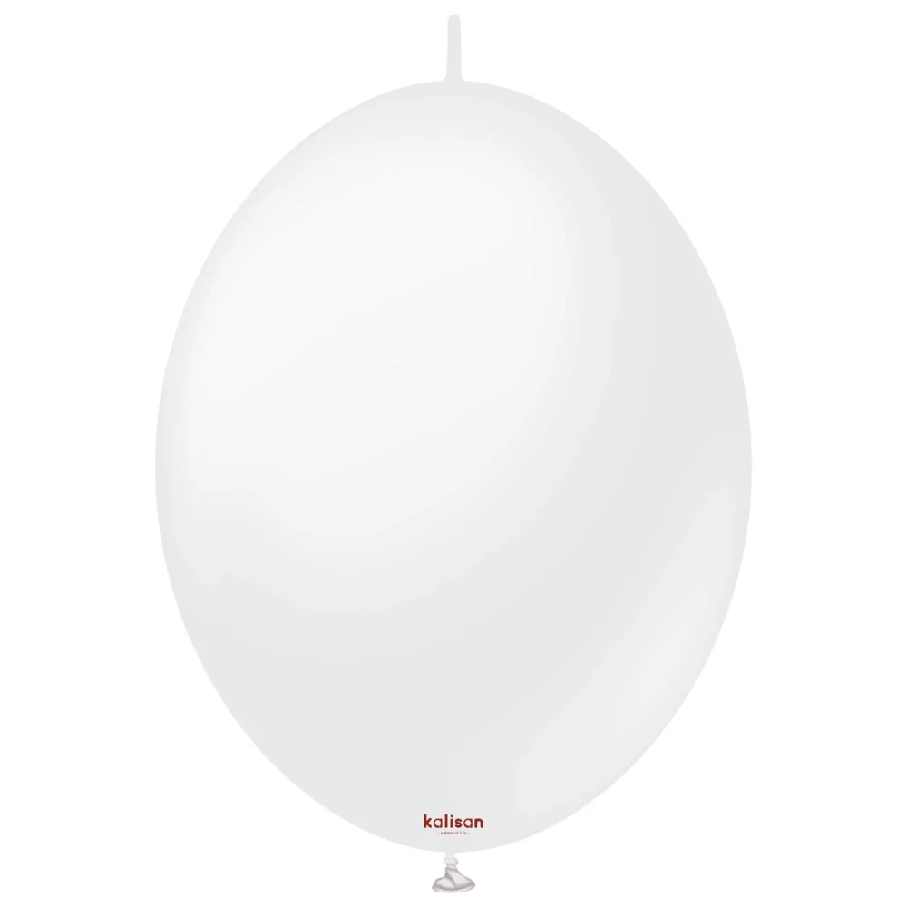 Dekorační spojovací balonky perleťové bílé 30 cm/12" 50 ks