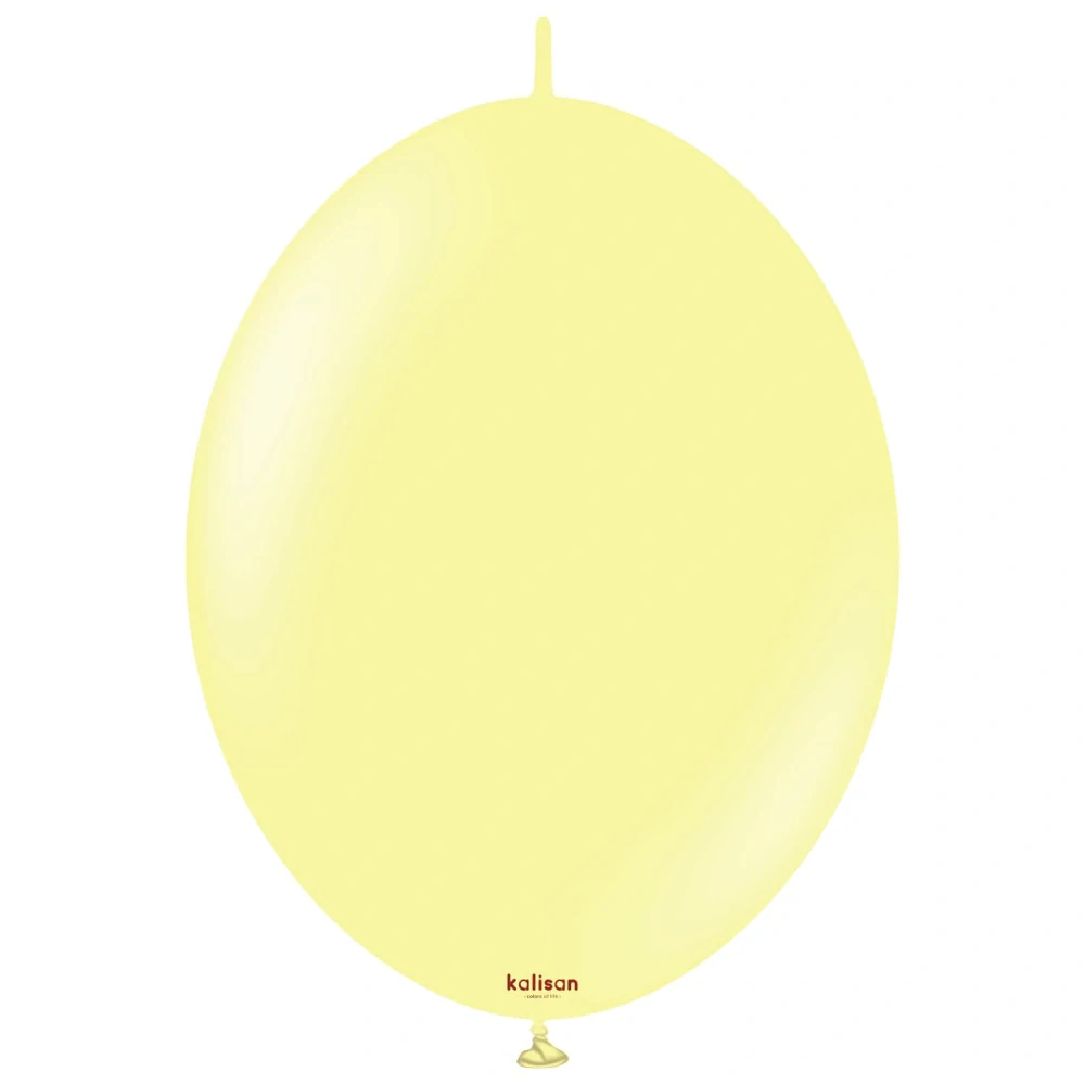 Dekorační spojovací pastelové balonky žluté 30 cm/12" 50 ks