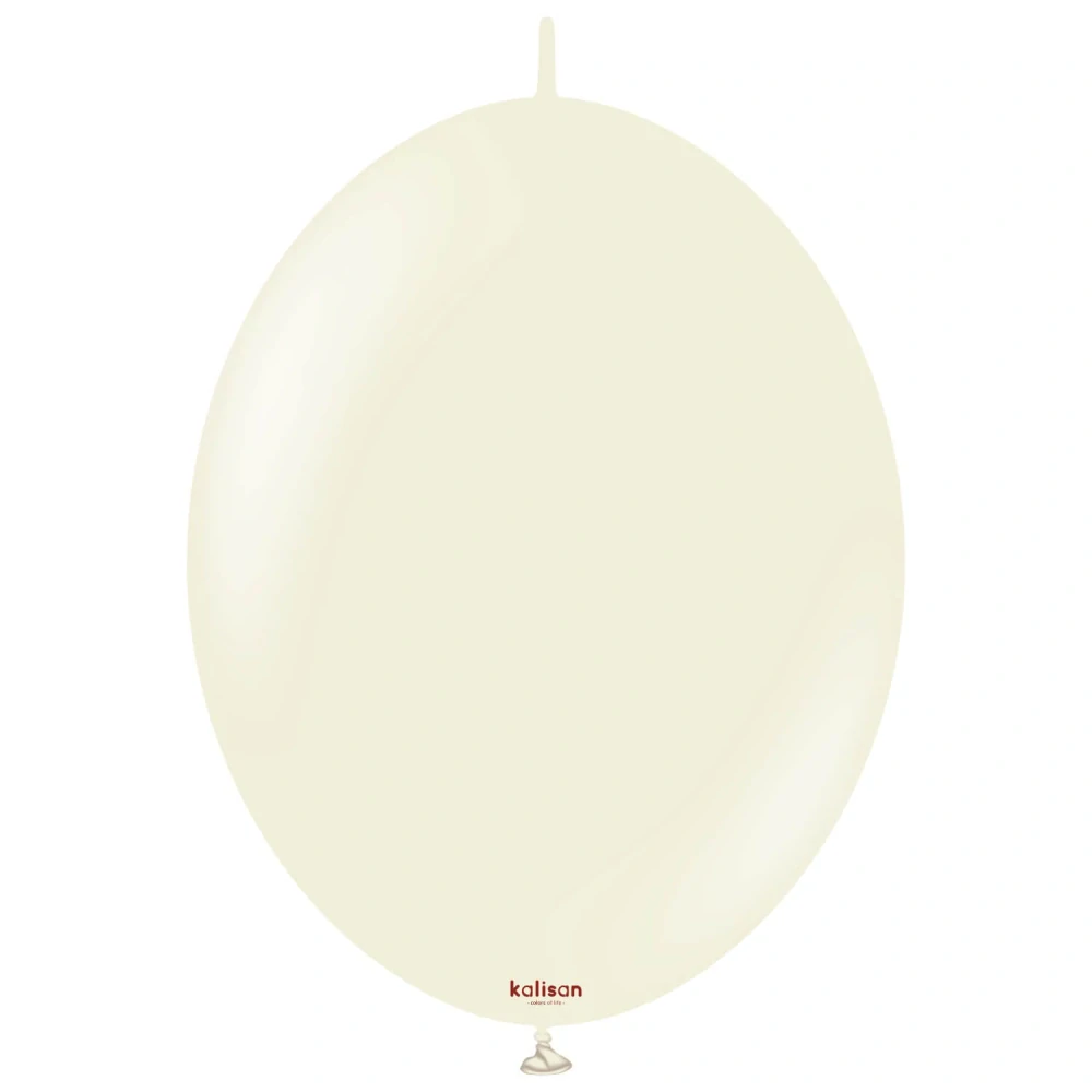 Dekorační spojovací retro balonky krémové 30 cm/12" 50 ks