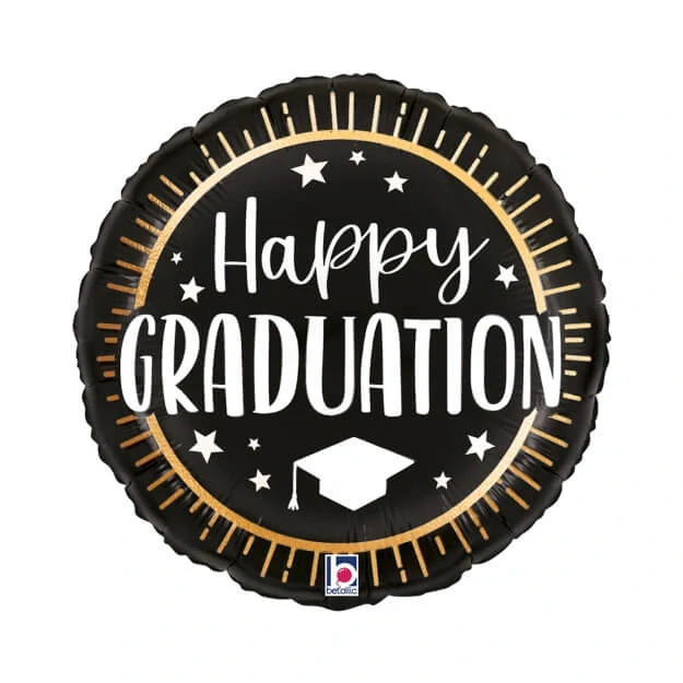 Fóliový balónek Happy Graduation 45 cm