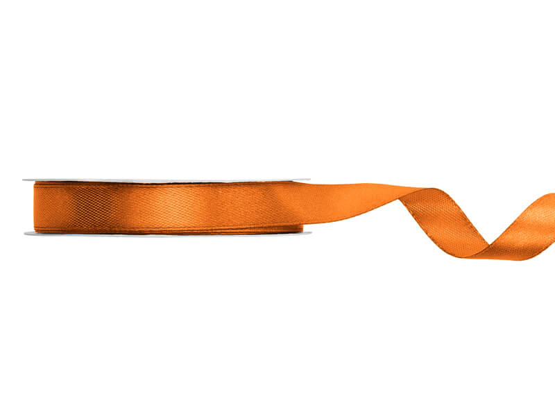 Saténová stuha oranžová 12 mm × 25 m