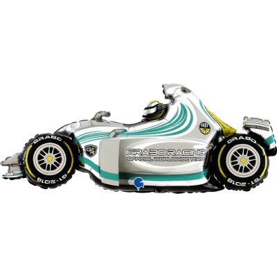 Fóliový balónek Zelená formule – 107 cm