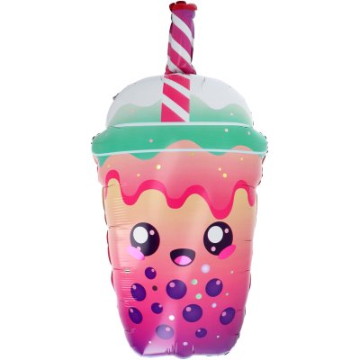 Fóliový balónek Bubble Tea 38 × 76 cm