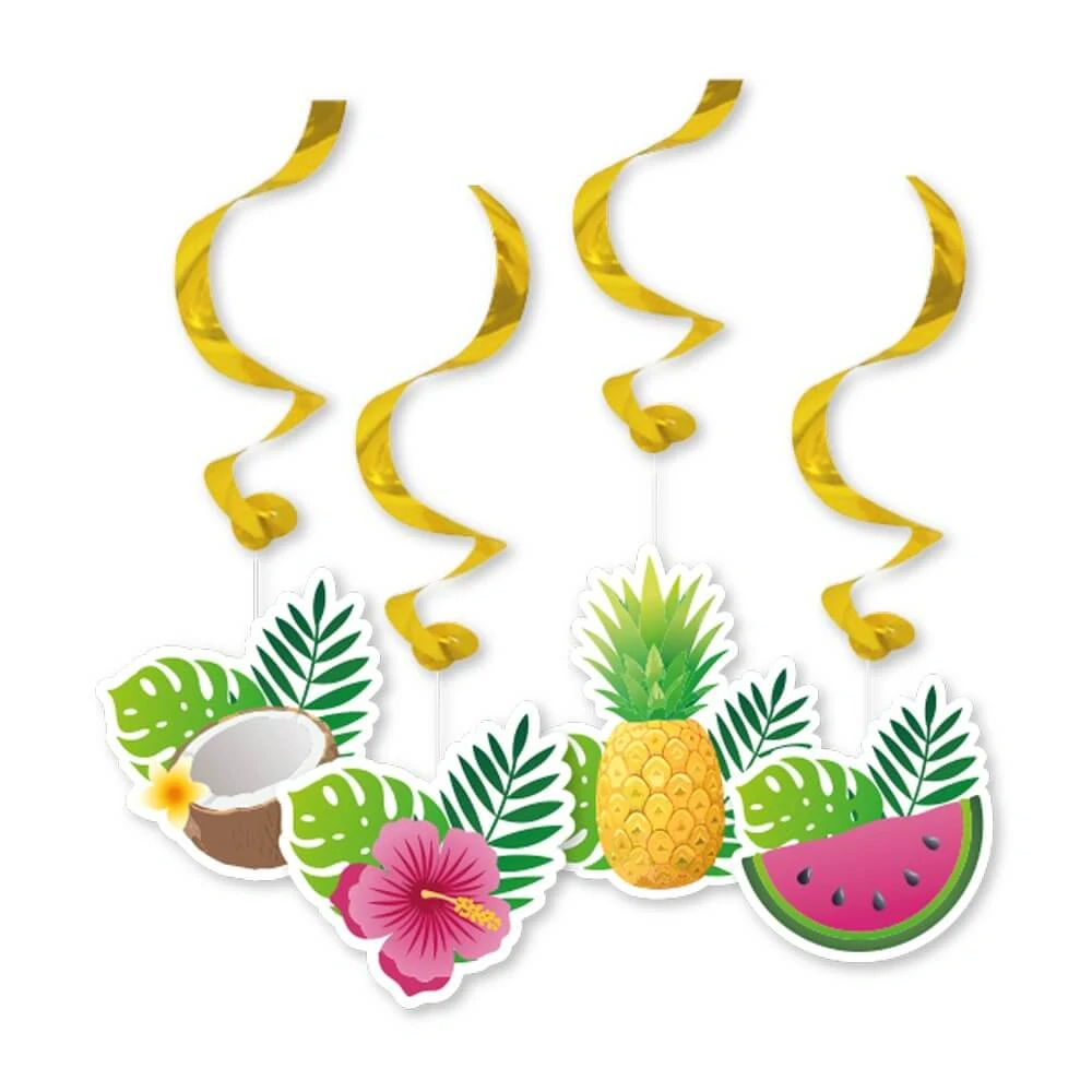Závěsné spirály Aloha 4 ks