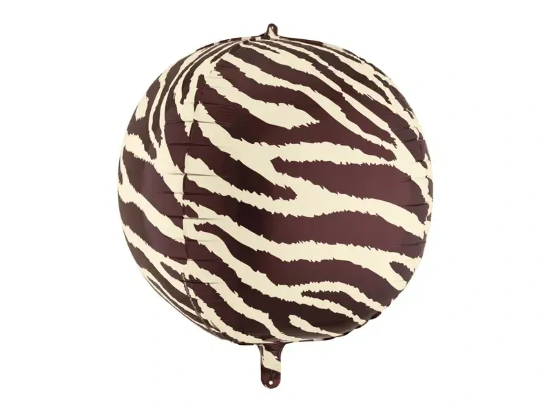 Fóliový balonek koule zebra 50 cm