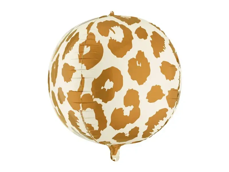 Fóliový balonek koule leopard 50 cm