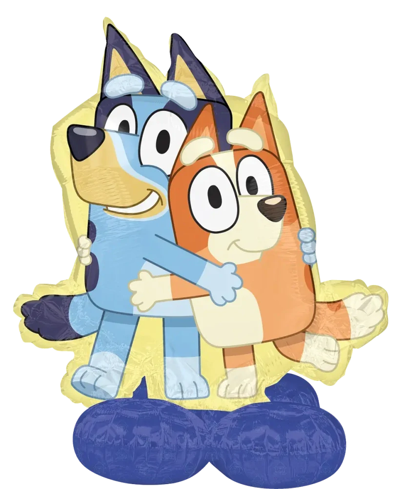 Stojící fóliový balónek Bluey and Bingo 130 cm