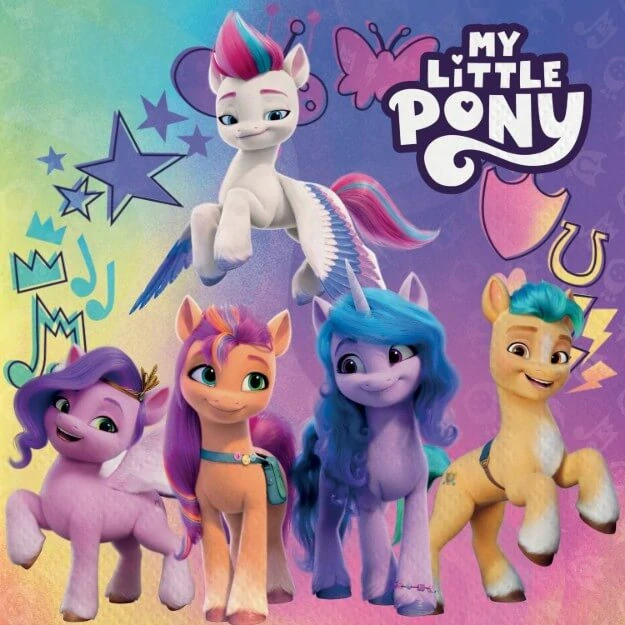 Papírové ubrousky My Little Pony Rainbow 20 ks