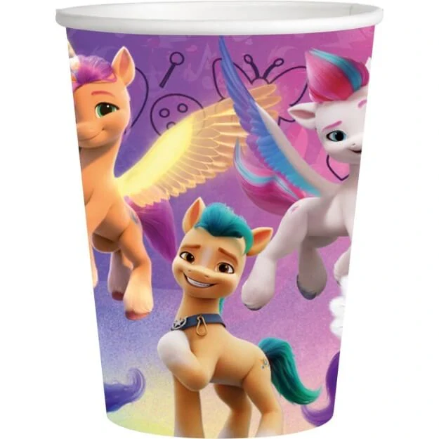 Papírové kelímky My Little Pony Rainbow 8 ks
