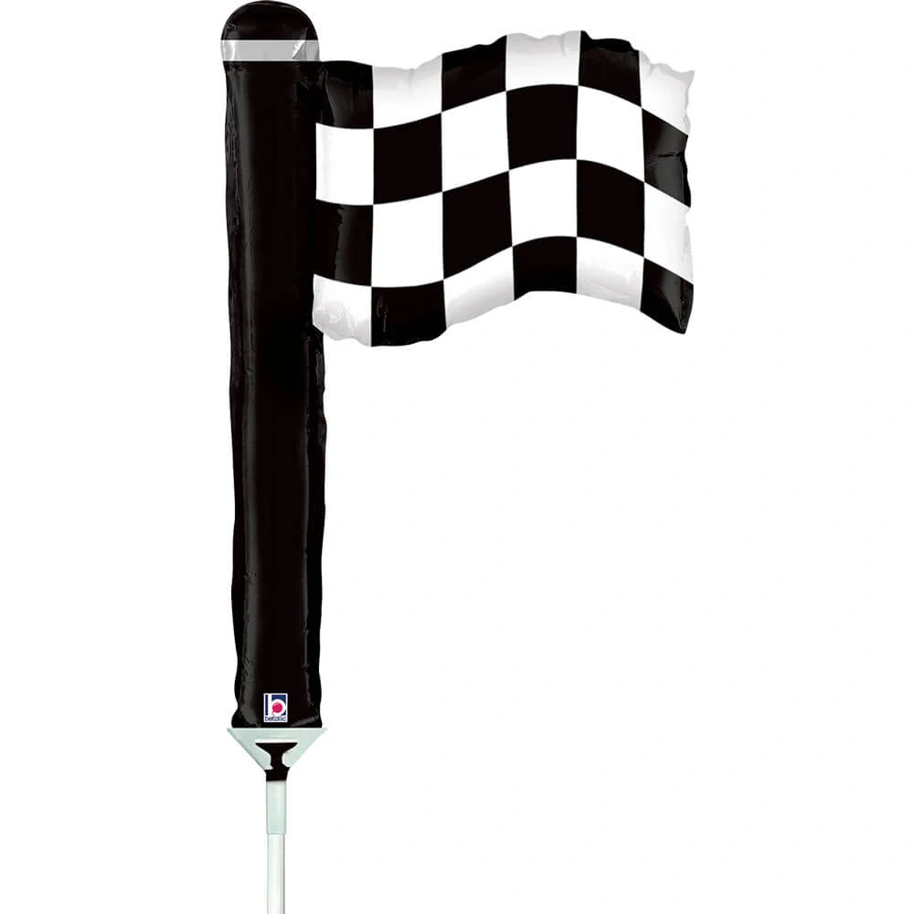 Fóliový balónek MINI Cílová vlajka 35cm