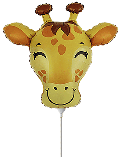 Fóliový balónek MINI Žirafa hlava 32 cm