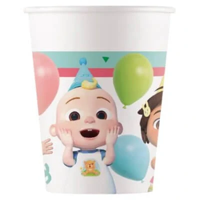Papírové kelímky Cocomelon party 8 ks