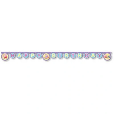 Závěsný baner Prasátko Peppa Baby Evie 2 m