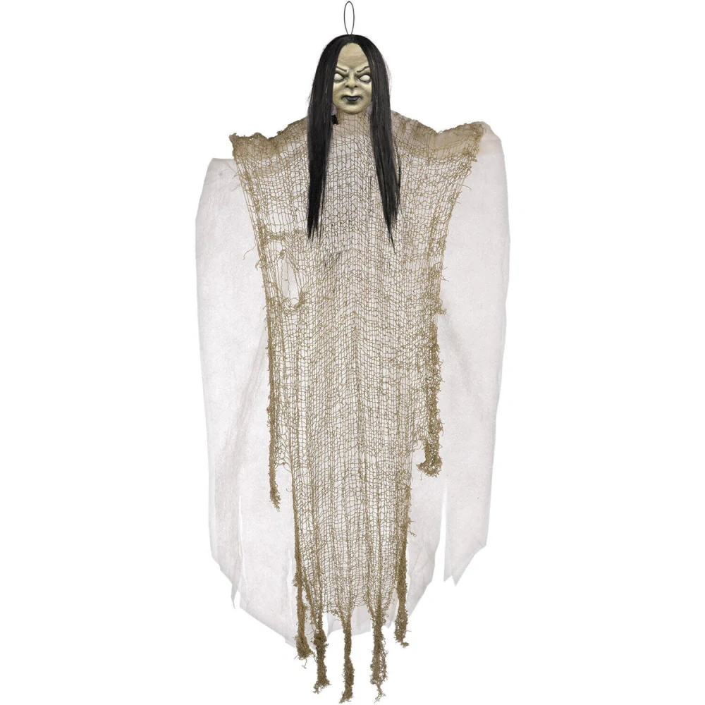 Závěsná dekorace duch Creepy Girl 120 cm