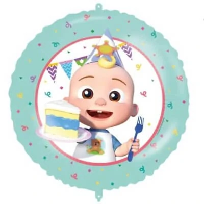 Fóliový balónek kruh Cocomelon party 46 cm