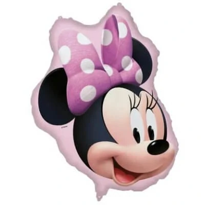 Fóliový balónek hlava Minnie Mouse 77,5 x 70 cm