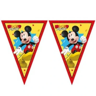 Vlaječková girlanda Mickey Mouse
