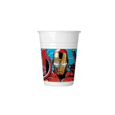 Plastové kelímky Avengers 8 ks