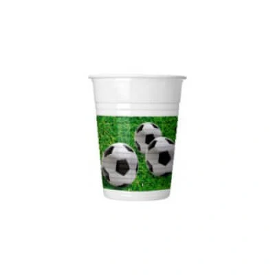 Plastové kelímky Fotbal 8 ks