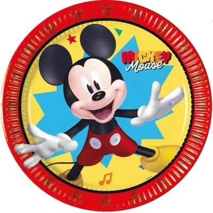 Papírové talíře Mickey Mouse 20 cm - 8 ks