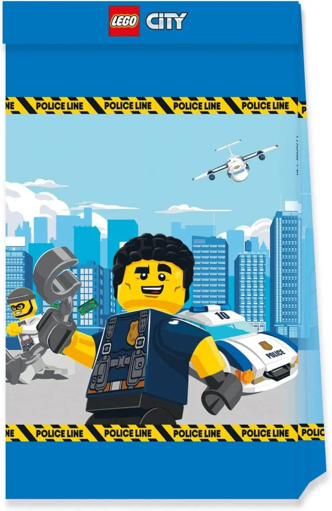 Papírové pytlíky Lego City 4 ks